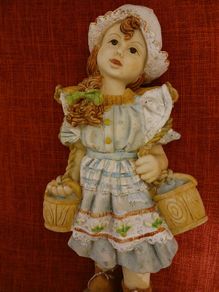 vintage ceramic doll