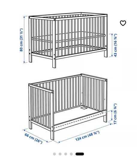 Ikea Gulliver Baby Cot