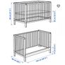Ikea Gulliver Baby Cot Image 4