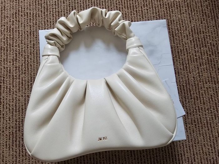 Brand New Jw Pei Gabbi Ruched Hobo Handbag - Ivory