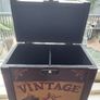 Vintage Grapes Wooden Wine Box Image 5