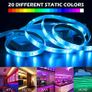 LED Strip Lights 10m with Remote, Sunvook LED Light 32.8ft 300 LED 5050 RGB Lighting IP65 Waterproof Dust-Proof LED lights with 44 Keys Remote Control for Indoor and Outdoor Christmas Decoration (10m) Image 3