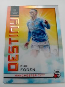 Topps Superstars PHIL FODEN DESTINY Manchester City Football Collectable Card.