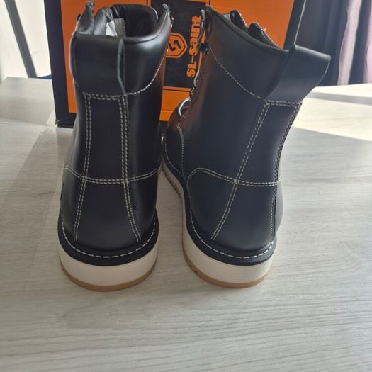 SL-Saint, Men's Leather  Moc Toe Boots, UK12 EU47
