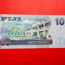 Fiji  10 Dollars  2007  Pick 111a  ( Uncirculated ) Image 2