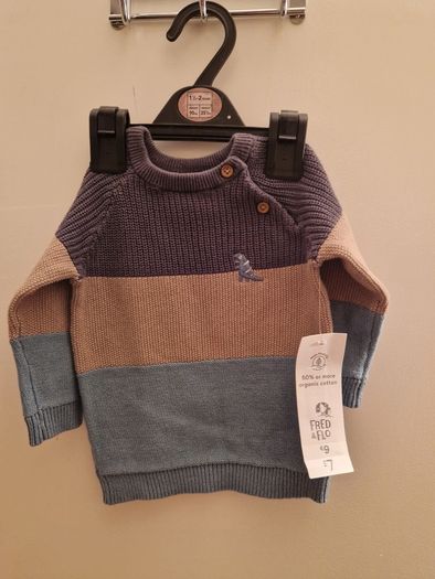A selection of brand new baby clothes and items