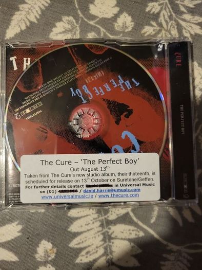 The Cure The Perfect Boy Promo CD Single