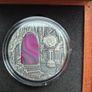 Niue Mysteries Of Hogwarts Crystal Art Castle 2 Oz Silver Coin  2015 Image 4