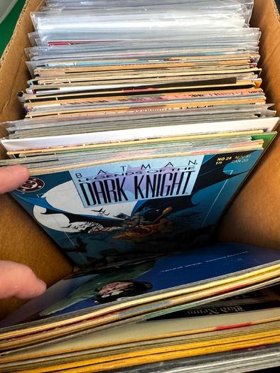 DC Long Comic Box w 250 comics for Sale
