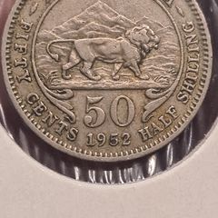 British East Africa 50 cent/half shilling