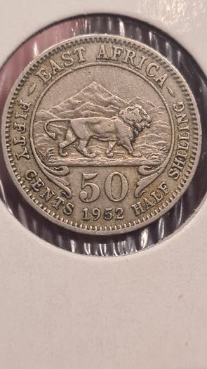 British East Africa 50 cent/half shilling