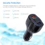 2 X QC 3.0 3 Port Fast Car Mobile Charger (Dual USB-A + Type-C) 35W (Brand New/Warranty) Image 6