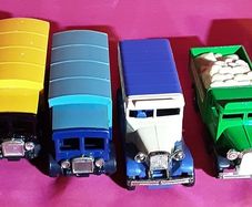 six Corgi advertising trucks