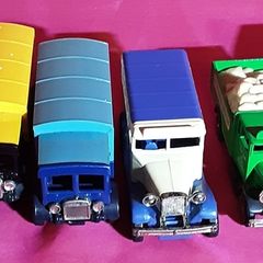 six Corgi advertising trucks