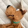 Vintage Warner Brothers Scooby Doo Laying Down Plush approx. 26 cm. Used Dirty  Please see photos Image 7