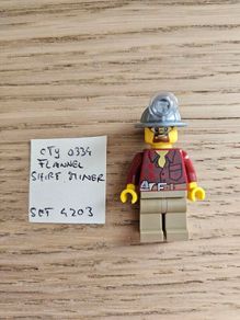 lego cty0334 flannel shirt miner, set 4203