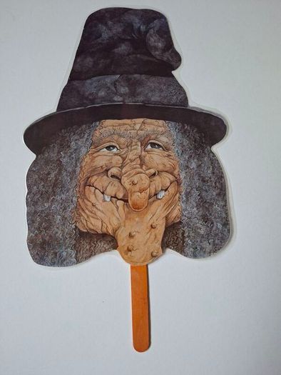 Halloween Hand Held Masks (Laminated)