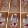 Duiske Kilkenny Red Fusion 6 stunning Red wine glasses New and boxed Image 7