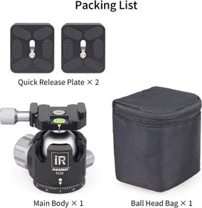 N36 Ball Head Innorel - Low Profile high load, Arca Compatible