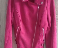 Suede look top/jacket fits Xs s never worn