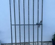 Heavy Galvanised Entrance Gate