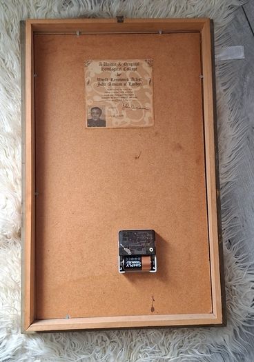 Vintage John Ammon 1918 harp clock
