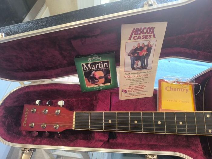 Acoustic guitar and Hiscox hard case