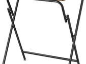 _Folding Small Desk Snack Table Space-Saving Sofa Table for Home Office Living Room Easy Assembly Vintage Brown/Black