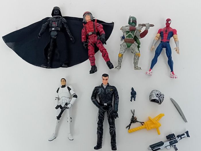 Mixed Action Figure Lot & Parts