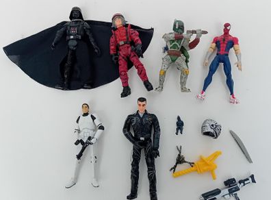 Mixed Action Figure Lot & Parts