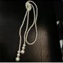 Elegant Pearl Beaded Necklace Vintage Style Image 7