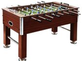 Football Table Steel 60 kg 140x74.5x87.5 cm Brown