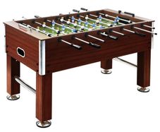 Football Table Steel 60 kg 140x74.5x87.5 cm Brown