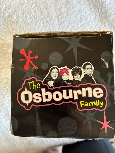 Ozzy and Sharon Osbourne boxed talking head toys
