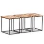 Coffee Table Solid Mango Wood 48x48x40 cm Image 7