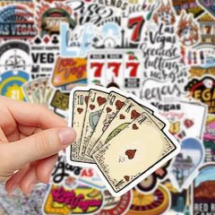40 Las Vegas Nevada Stickers, Waterproof, new.