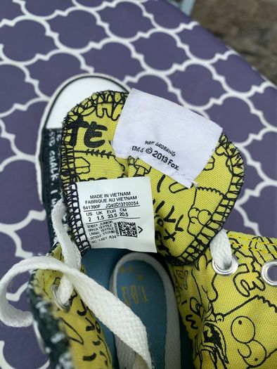 'The Simpson's' converse boots