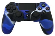 PlayStation 4 PS4 Controller Soft Protective Silicone Rubber Cover Case Blue Camouflage