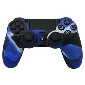 PlayStation 4 PS4 Controller Soft Protective Silicone Rubber Cover Case Blue Camouflage