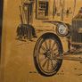 Gold Foil "Ford Model T 1915" Framed print Image 7