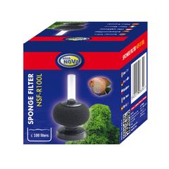 Aqua Nova NSF-R100L Sponge Filter For Aquarium Up To 100L