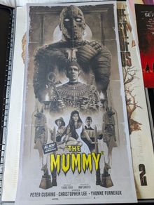 The Mummy Vance Kelly Variant 16/45 Hammer Horror Apollo Gallery Screen Print