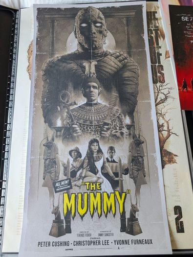 The Mummy Vance Kelly Variant 16/45 Hammer Horror Apollo Gallery Screen Print