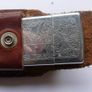 Zippo wind proof lighter with original brown leather case Image 8