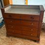 Chest of Drawers, Mahogany, marble top Image 3
