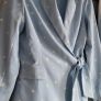 UNIQUE 21 Blue Floral Blazer & Trouser Suit Size 10UK Image 3