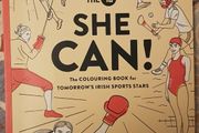She Can: Irish Female Sports Stars Colouring Book Illustrated by Chris Judge