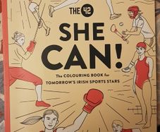 She Can: Irish Female Sports Stars Colouring Book Illustrated by Chris Judge
