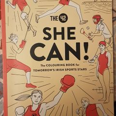 She Can: Irish Female Sports Stars Colouring Book Illustrated by Chris Judge