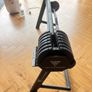 HIT Fitness Adjustable Barbell & EZ Curl Bar Set with Stand Image 2
